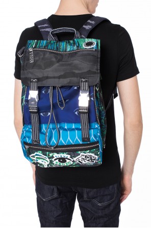 'multi icons' backpack with logo, zdjęcie 2 'multi icons' backpack with logo od Kenzo